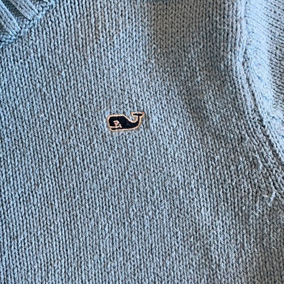 Baby blue Vineyard Vines size 5 crew neck sweater boys - Picture 2 of 2